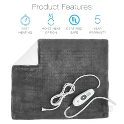 Sharper Image Extra-Wide Heating Pad