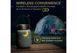 Sharper Image Firefly Sound Machine with Alarm Clock and Bluetooth Speaker