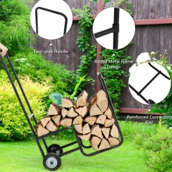 Shinerich International Inc Firewood Log Cart Carrier