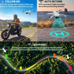 Fotorama USA, LLC Foldable Drone with 2K FHD Camera