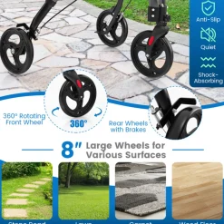 GoPlus (Costway) Foldable Rollator Walker