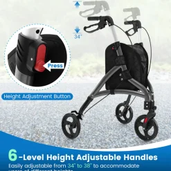 GoPlus (Costway) Foldable Rollator Walker