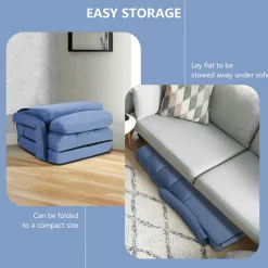 Sharper Image Folding Floor Chair Sofa Bed