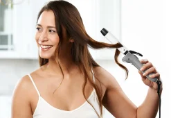Vered Cosmetique Folding Travel Curling Iron
