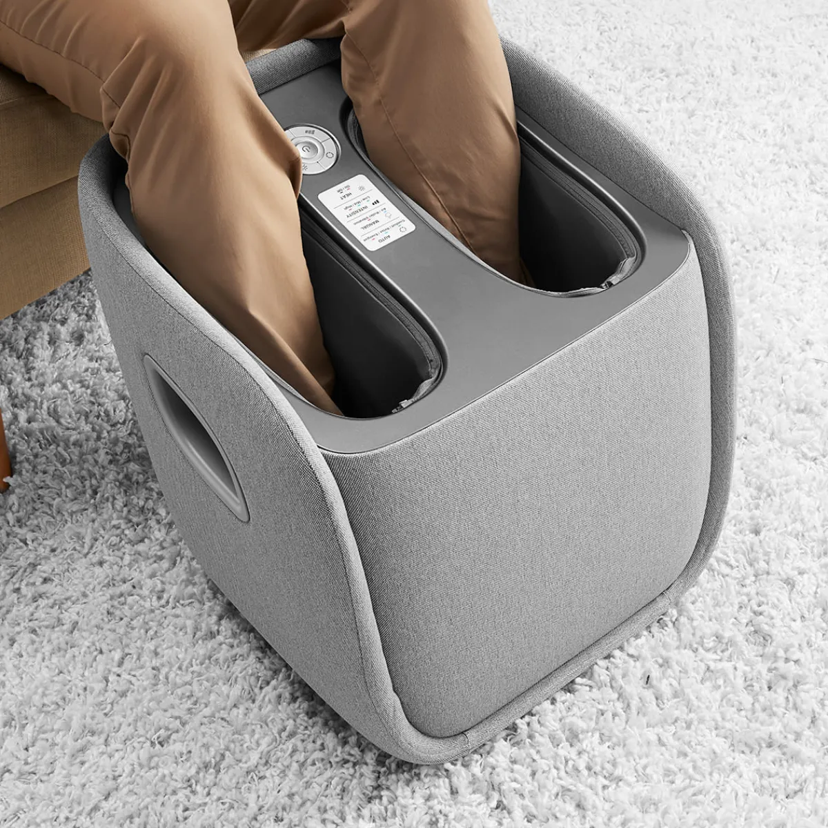 Fujiiryoki Inc Foot and Calf Massaging Ottoman