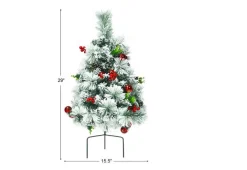 Odash Inc. 2-Ft. Cordless Pre-Lit Walkway Trees (Set of 2)