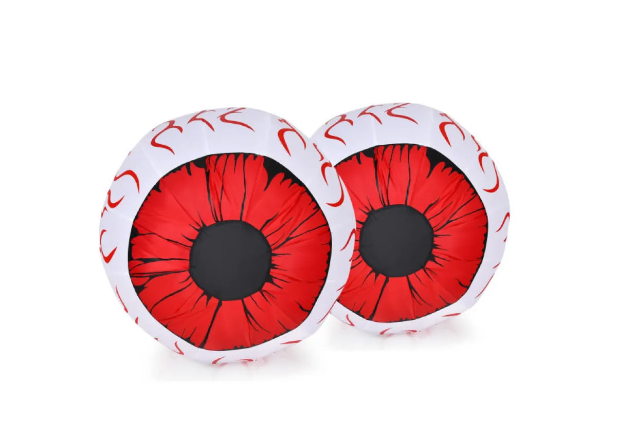 Mindscope Products Inc. 3-Ft. Inflatable Halloween Eyeballs (Set of 2)