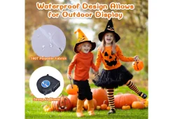 Mindscope Products Inc. 3-Ft. Inflatable Halloween Eyeballs (Set of 2)