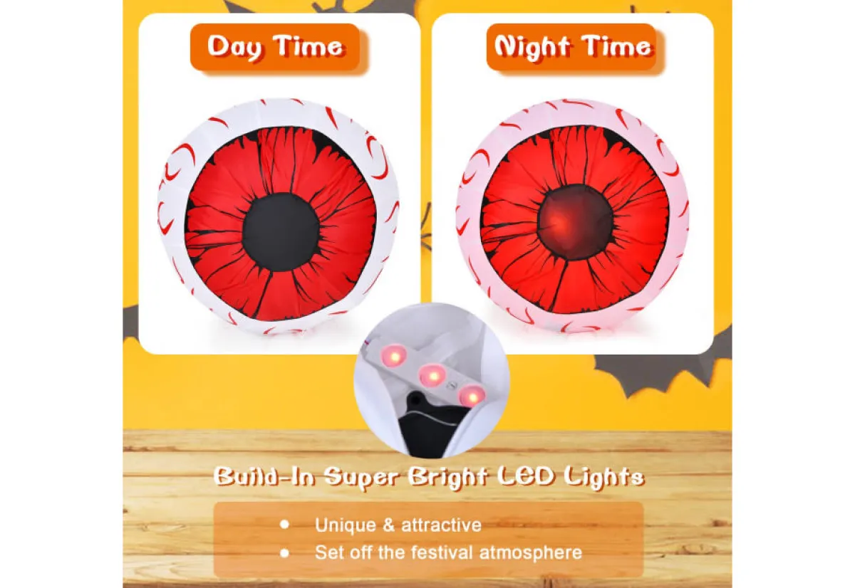 Mindscope Products Inc. 3-Ft. Inflatable Halloween Eyeballs (Set of 2)