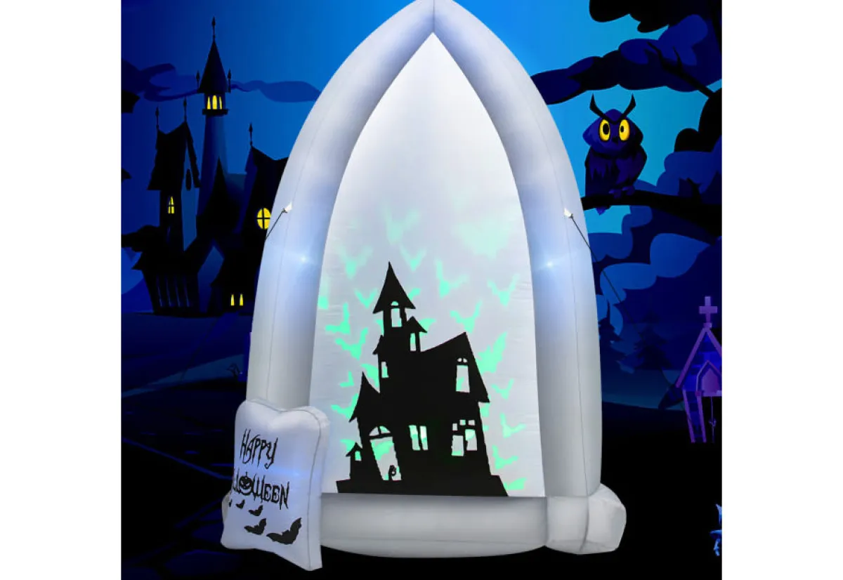 GoPlus (Costway) 7-Ft. Inflatable Halloween Tombstone