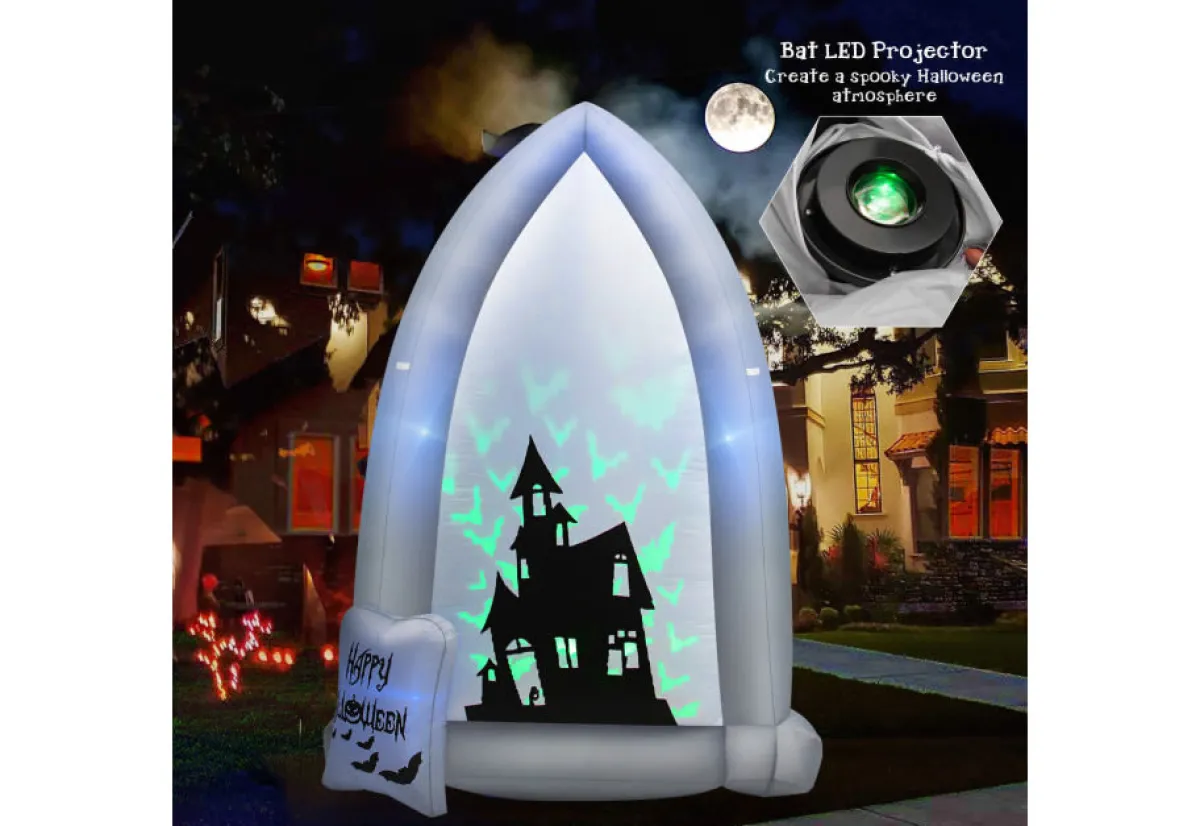 GoPlus (Costway) 7-Ft. Inflatable Halloween Tombstone