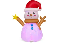 GoPlus (Costway) 4-Ft. Inflatable Snowman with Rotating LED Lights