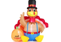 Mindscope Products Inc. 6-Ft. Inflatable Turkey