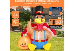 Mindscope Products Inc. 6-Ft. Inflatable Turkey