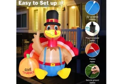 Mindscope Products Inc. 6-Ft. Inflatable Turkey