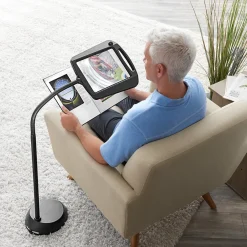 Magnipros Inc. Full-Page Floor Magnifying Lamp