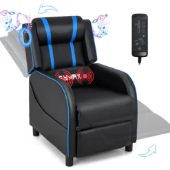 Sentry Industries, Inc. Gaming Massage Recliner Chair with tooth Speakers