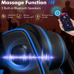 Sentry Industries, Inc. Gaming Massage Recliner Chair with tooth Speakers