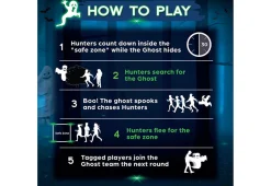 Starlux Games LLC Ghosts in the Graveyard Hide and Seek Tag
