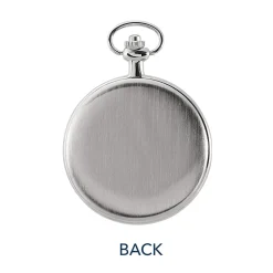UPM Global LLC Glass Dome Silver Walking Liberty Half Dollar Pocket Watch