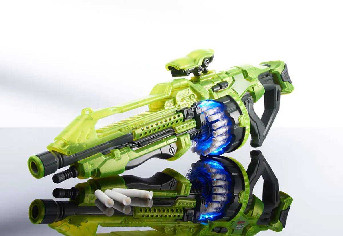 World Tech Toys Glow-in-the-Dark Dart Blaster