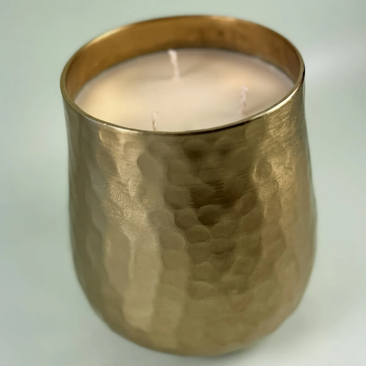 Unplug Soy Candles LLC Gold Hammered Soy Candle