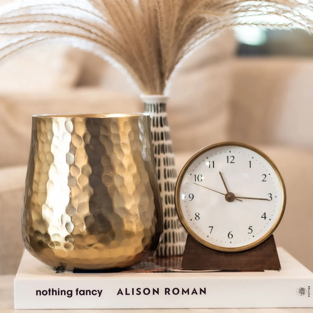 Unplug Soy Candles LLC Gold Hammered Soy Candle