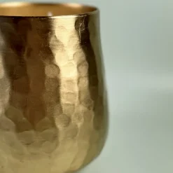 Unplug Soy Candles LLC Gold Hammered Soy Candle