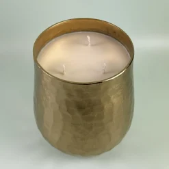 Unplug Soy Candles LLC Gold Hammered Soy Candle