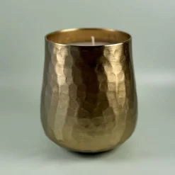 Unplug Soy Candles LLC Gold Hammered Soy Candle