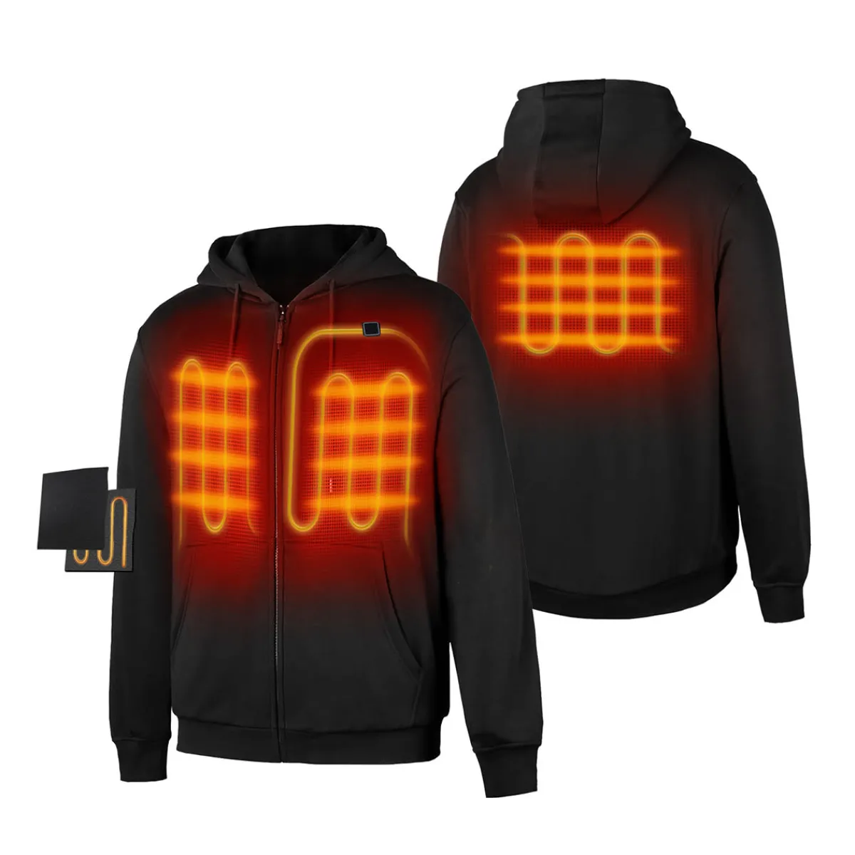 Langis (Ororo) Heated Zip-Up Hoodie