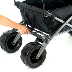 Creative Outdoor Distributor Heavy Duty Folding Wagon with Canopy