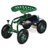 Golf Gifts and Gallery Heavy Duty Rolling Garden Seat