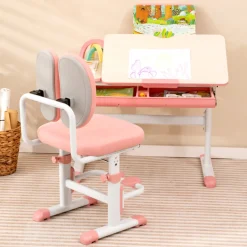 GoPlus (Costway) Height-Adjustable Kids Desk and Chair Set