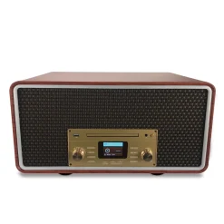 Sharper Image 8-in-1 Bluetooth Record Player Multimedia Center