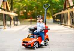 Kids Best Ride on Cars 4-in-1 BMW Push Car