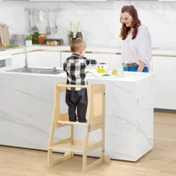GoPlus (Costway) 7-in-1 Climbing Toy Connected Table and Chair Set
