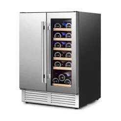 Sharper Image 2-in-1 Dual Zone Beverage and Wine Cooler