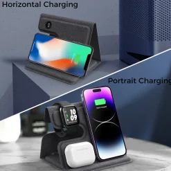 SCTP Inc (RSPA and Sungale) 3-in-1 Foldable Wireless Charging Stand