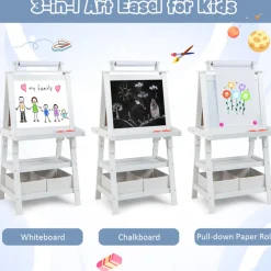 GoPlus (Costway) 3-in-1 Kids Double-Sided Art Easel