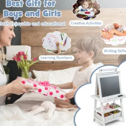 GoPlus (Costway) 3-in-1 Kids Double-Sided Art Easel