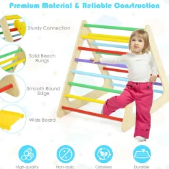 GoPlus (Costway) 5-in-1 Kids Triangle Climber Play Gym Set