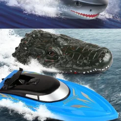 Better Battery Co. Inc. 3-in-1 RC Shark and Croc Boat