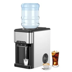 Sharper Image 3-in-1 Water Cooler with Built-In Ice Maker