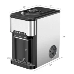 Sharper Image 3-in-1 Water Cooler with Built-In Ice Maker