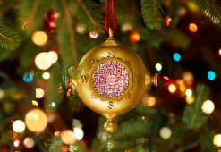 Holidynamics Inc Interactive Santa Ornament with Journal
