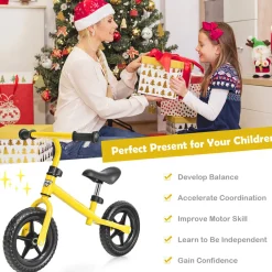 Kids DTI Direct Inc Kids Adjustable No Pedal Balance Bike