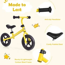 Kids DTI Direct Inc Kids Adjustable No Pedal Balance Bike