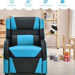 Kids GoPlus (Costway) Kids Gaming Sofa Recliner with Headrest and Footrest