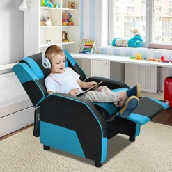 Kids GoPlus (Costway) Kids Gaming Sofa Recliner with Headrest and Footrest